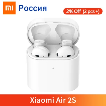 

New Xiaomi Airdots 2S Mi True Wireless Earphone TWS Air 2S LHDC Tap Control Dual MIC ENC For Redmi Note 9S Note 8T