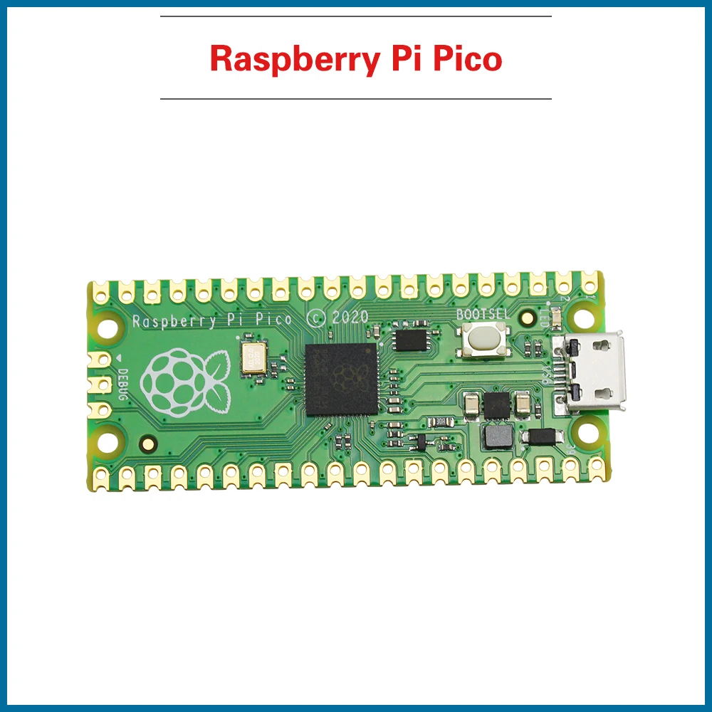 Официальный Raspberry Pi Пико доска RP2040 двухъядерный 264KB ARM с низким уровнем Мощность