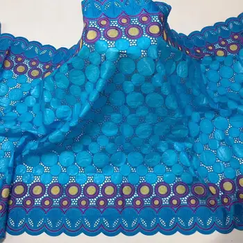

bazin riche getzer 2020 new design cotton swiss lace bazin riche fabric tissu african bazin lace with embroidery lace 5yards
