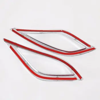 

Chrome Rear Tail Fog Light Lamp Covers Trim For Toyota Prius Hatchback 2019 2020 New And High Quality