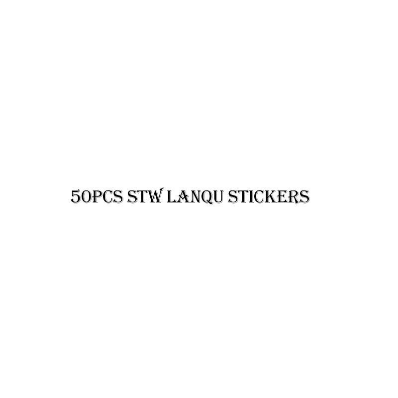 50 шт./упак. STW Стикеры s Lanqu для модный ноутбук багажник мотоцикла скейтборд велосипед игрушка Стикеры