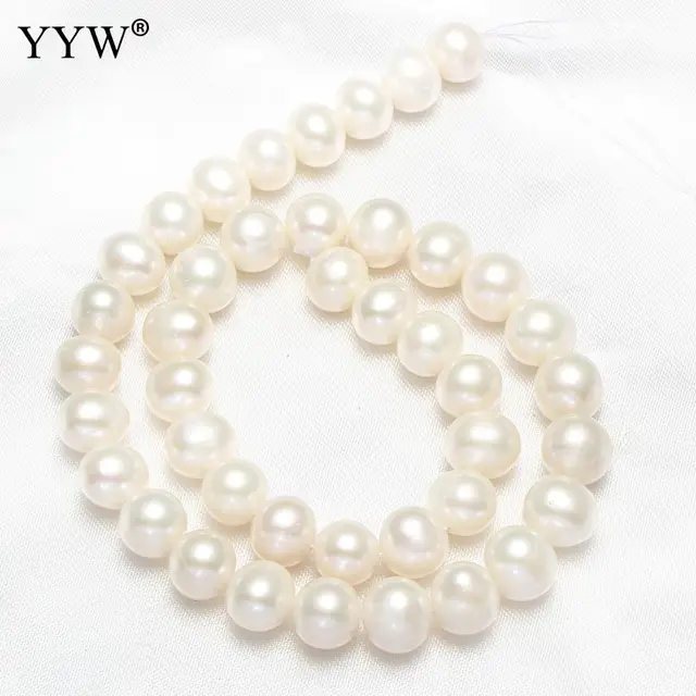 Zhe Ying Genuine Freshwater Pearl Beads for Jewelry Making, 0.8mm Hole  Cultured Rice Shape White Pearls for Bracelet Making Loose Beads (7-8mm  Rice