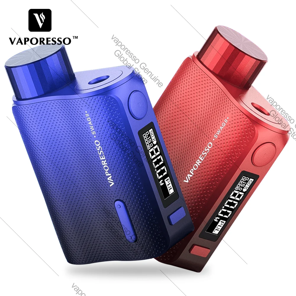 Vaporesso Swag 2 TC бокс мод 80 Вт 0,91 дюймов экран Vape мод подходит PE SE NRG SE танк атомайзер VS Swag электронная сигарета мод