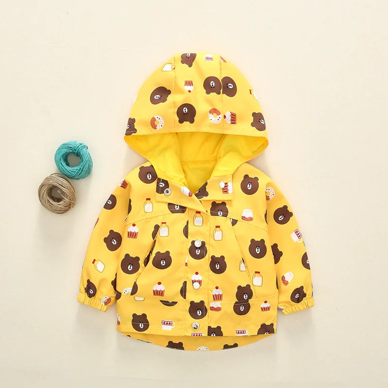 

2019 Spring Clothing Coat Baby Girls Cartoon Nursing Tops New Style Cute Hoodie Slip-a Year of Age Men's Clothes for Babies