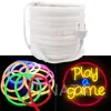 220V Neon Light LED Strip 2835 120led 360 Round Tube Neon Strip Flexible Led Light IP68 Waterproof Rope String Home Decoration ► Photo 2/6