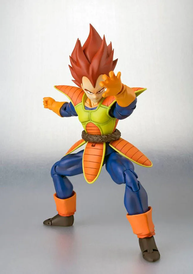 Аниме Dragon Ball Z Super Saiyan Vegeta Battle Ver. Шарнирная подвижная ПВХ фигурка Коллекционная