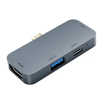

USB Type C HUB USB HUB To HDMI 4K With USB 3.0 USB-C 2.0 PD 67W Fast Charging Data Transfer Audio Jack For MacBook Pro Ipad Pro