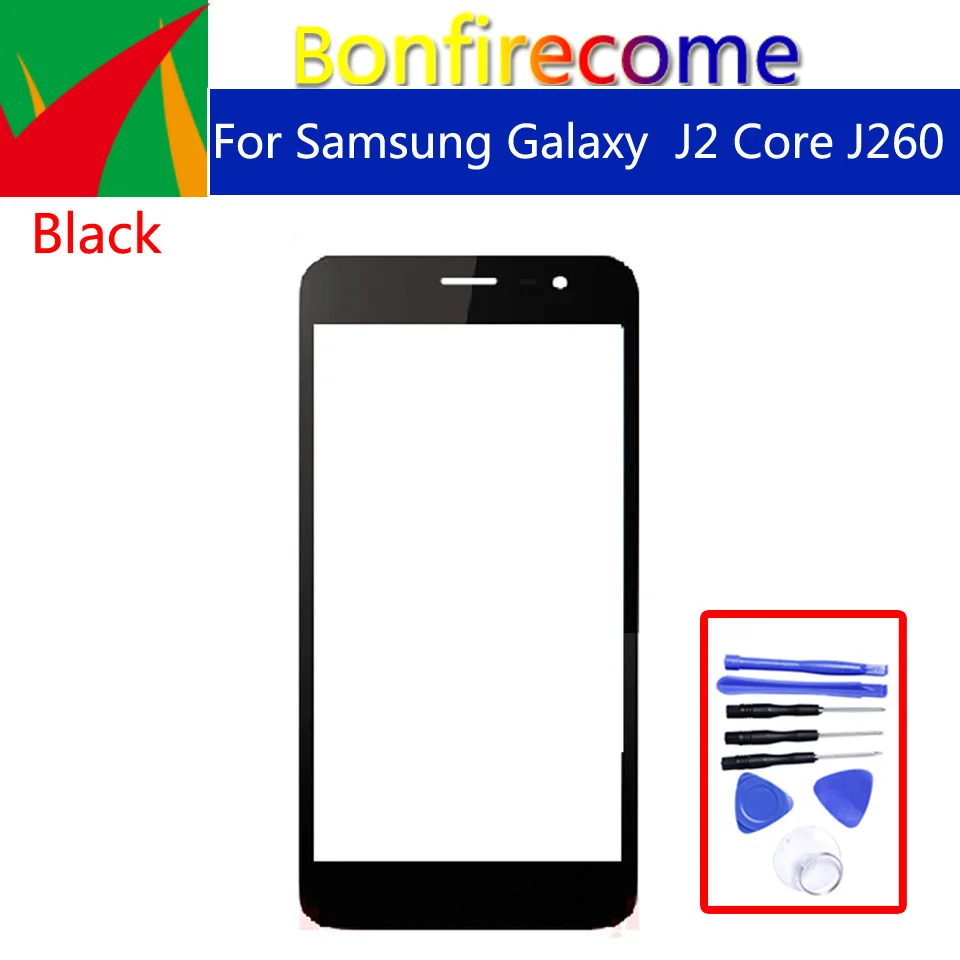 5.0" For Samsung Galaxy J2 Core J260 J260G J260SM J260F LCD Front Touch Screen Glass Outer Lens Replacement