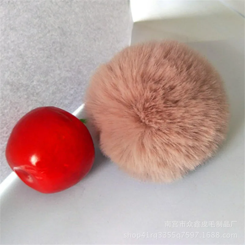 10 шт./лот 8 см Pom плюшевые игрушки DIY брелок для ключей мягкие игрушки для детей девочек сумка Подвеска - Цвет: 10