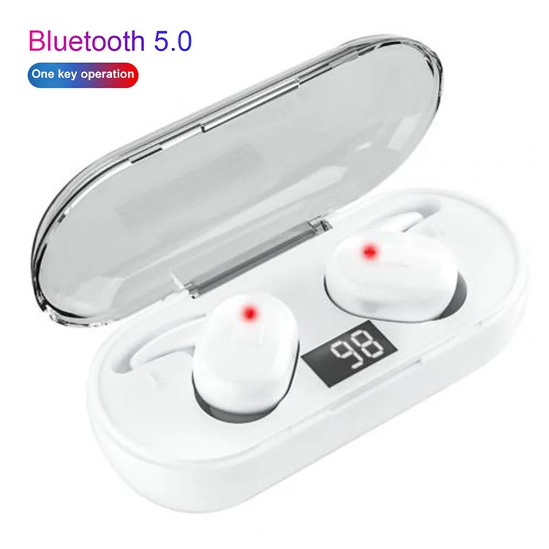 

Mini In-Ear Portable Original Q1 TWS Earphone True Wireless Bluetooth 5.0 Stereo Bass With Mic Handsfree Waterproof Earbuds Hot