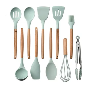 

Silicone Pastry Kitchen Cooking Utensils Set of 6 Pieces Premium Heat Resistant Baking Tools Kitchen Utensils Set For Home Tool