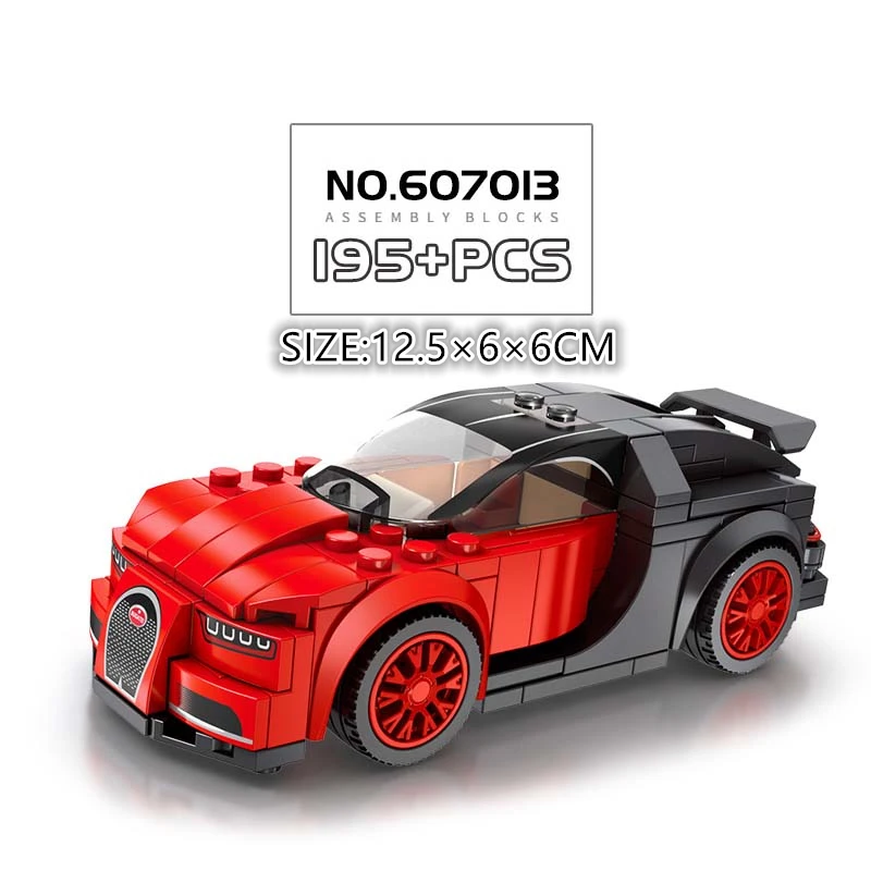 Speed Champions Technic City Assemble autos model Building Blocks supercar city Racing Car Bricks Toys for Children small bricks