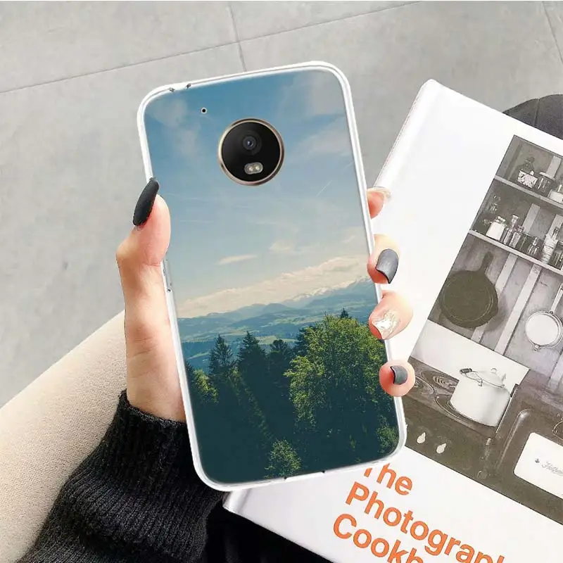 Чехол для Motorola Moto G7 G6 G5S G5 E4 плюс G4 E5 играть X4 Мощность TPU с рисунком индивидуальная крышка телефона - Цвет: TR233-3