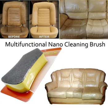 

1Pc Nano Cleaning Brush Car Felt Washing Tool For Car Leather Seat Auto Care Detailing Interior Cleaning Brush