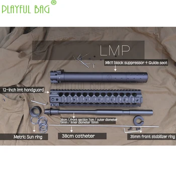 

Outdoor sports fun toy LMP Jinming 9th generation TTM case MGP hand guard fish bone 12 inch metric interface OD53