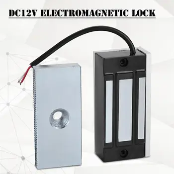 

DC12V 60KG Mini Electromagnetic Lock Electronic Magnetic Door Lock Power on Lock Magnetic Lock