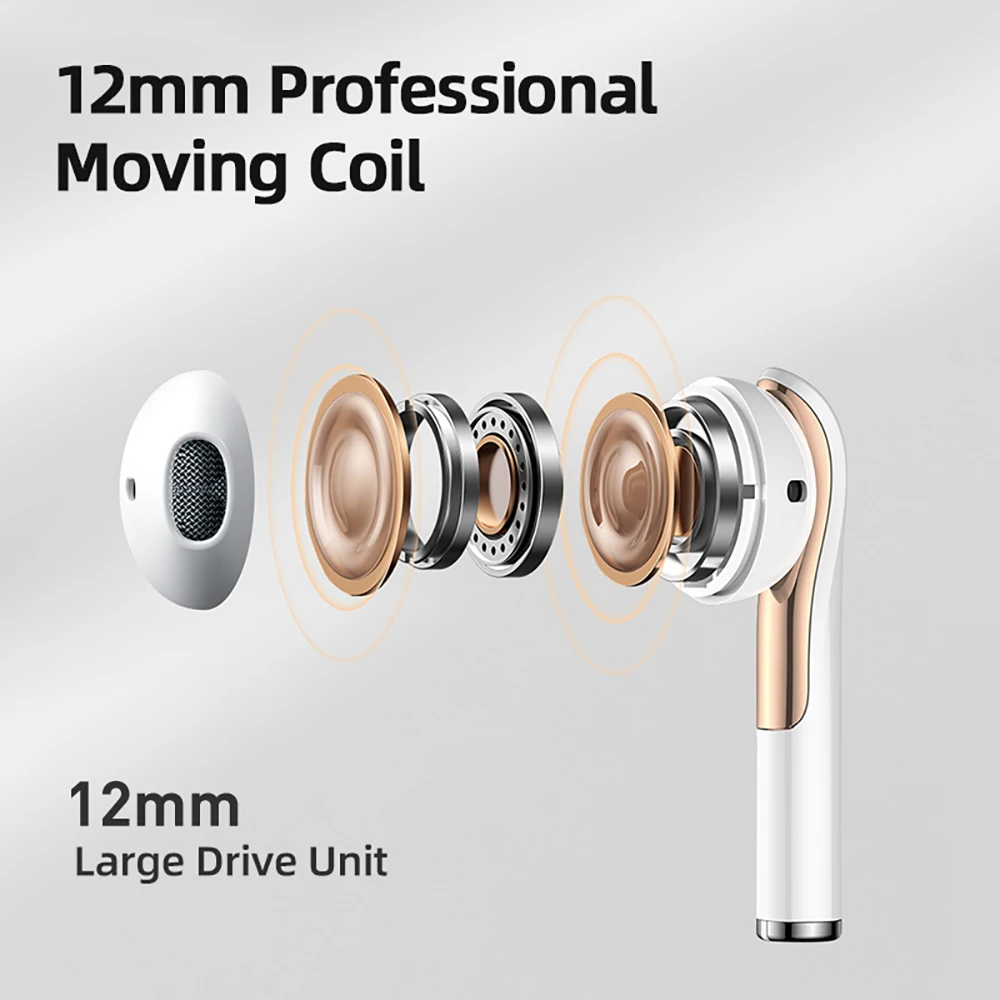 Joyroom TL9 TWS Wireless Bluetooth Earphone Intelligent Touch Control Wireless TWS Earphones With Stereo bass sound