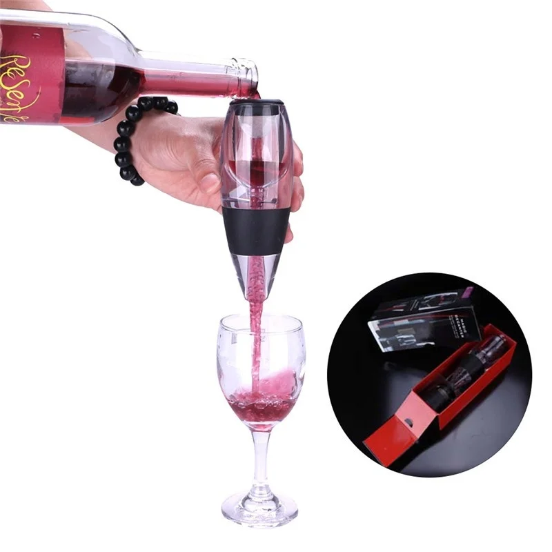 Новейший магический графин-аэратор для вина Графин фильтр+ красный белый вино усилитель вкуса и стенд бар инструменты