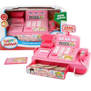 5522 Pink Детские ролевые игры кассовый аппарат игрушки кассовый аппарат игровой кассовый аппарат детский пластиковый домик - Цвет: 5522 Pink