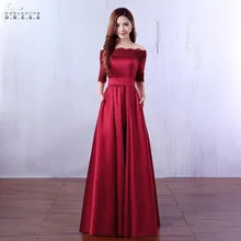 Новое модное элегантное красное платье трапециевидной формы вечернее платье длинное кружевное платье с открытой спиной вечернее платье с горловиной лодочка Vestido De Festa Longo