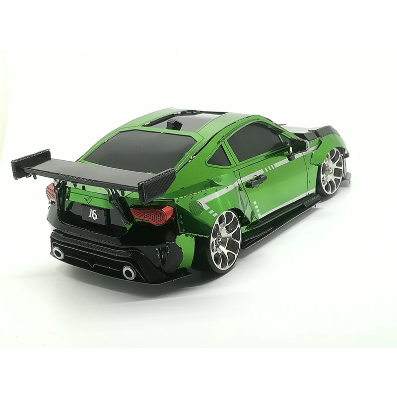 FATJAY, 1/28, MINI-Q, GT86, автомобильный чехол, металлическая текстура, ракета, кролик, радиоуправляемая машина для 98 мм колесной базы