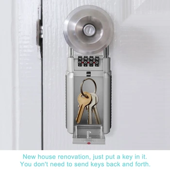 

Metal Password Padlock Key Safe Storage Lock Box Lockbox