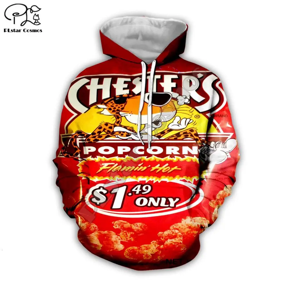 Комплект одинаковой одежды для семьи снэки cheetos 3D Толстовка/Свитшот/футболка/жилет на молнии для мамы и детей, пуловер для папы и сына и дочки