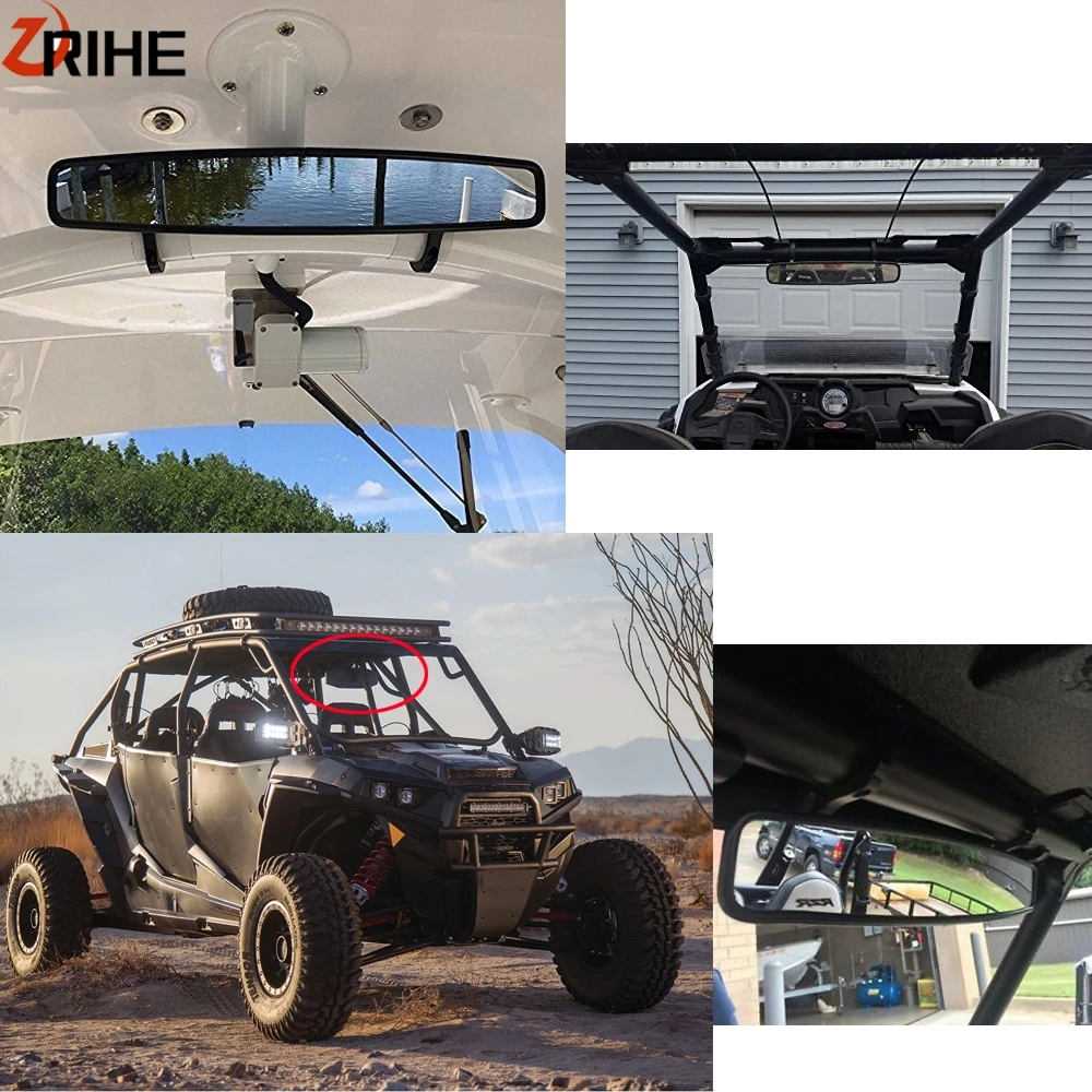" Панорамное зеркало заднего вида зеркала заднего вида для Polaris Ranger и RZR 4 и XP 4 верхние перекладины 2" Yamaha Viking и Viking