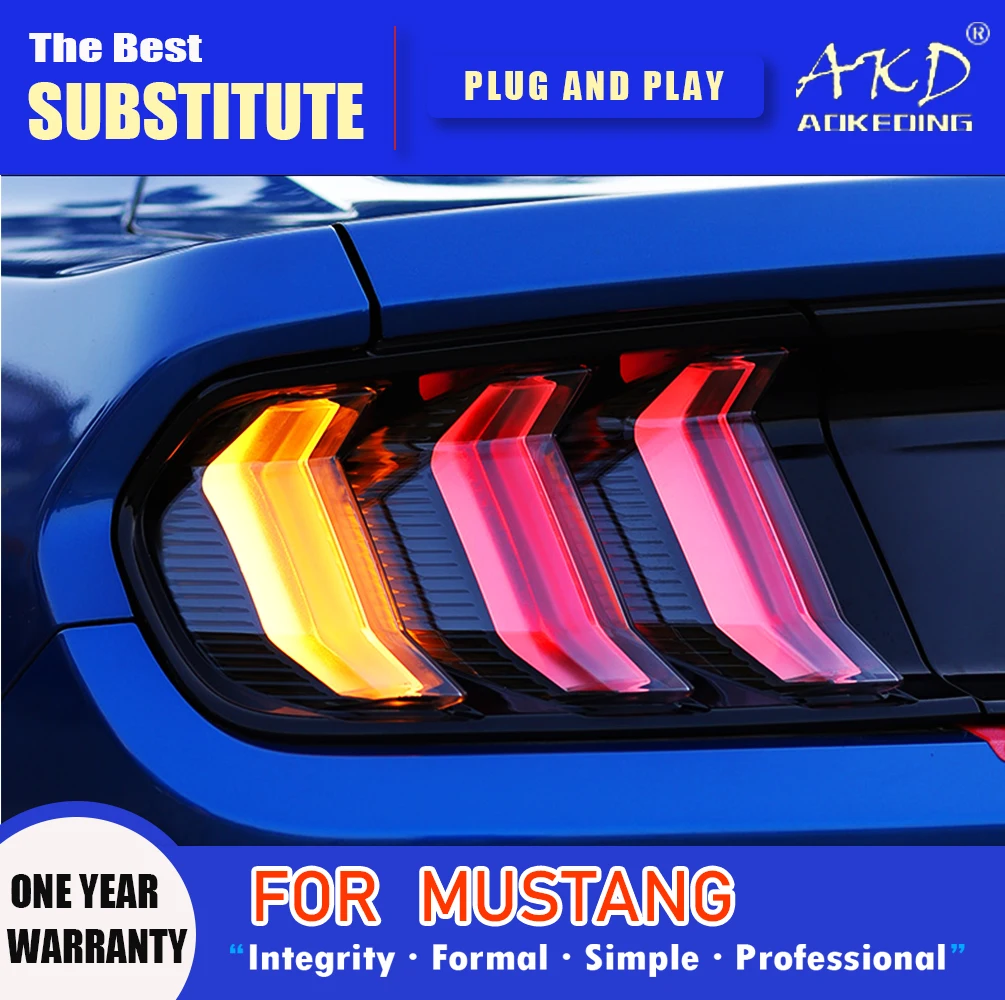 Akd Tail Lamp For Ford Mustang Led Tail Light 20152020 Mustang Rear