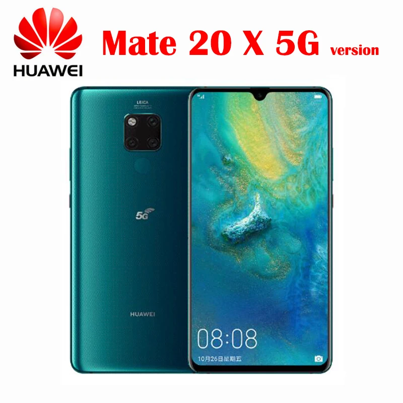 Новинка оригинал Huawei Mate 20 X 5G телефон Andorid 9 0 Kirin 980 Octa Core 8G 256G NFC быстрое зарядное