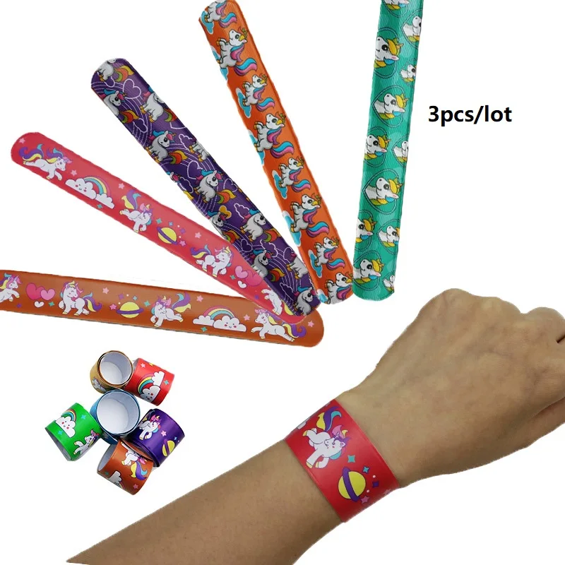 

3pcs/lot 2020 Party Decoration Unicorn Bracelet Toys for Kid`s Birthday Gifts Toys Unicornio Toys Party Baby Shower Decorations