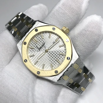 

New Luxury QUARTZ watch sapphire glass AAA quality 33mm women size 18K gold case Royal ladies Watches