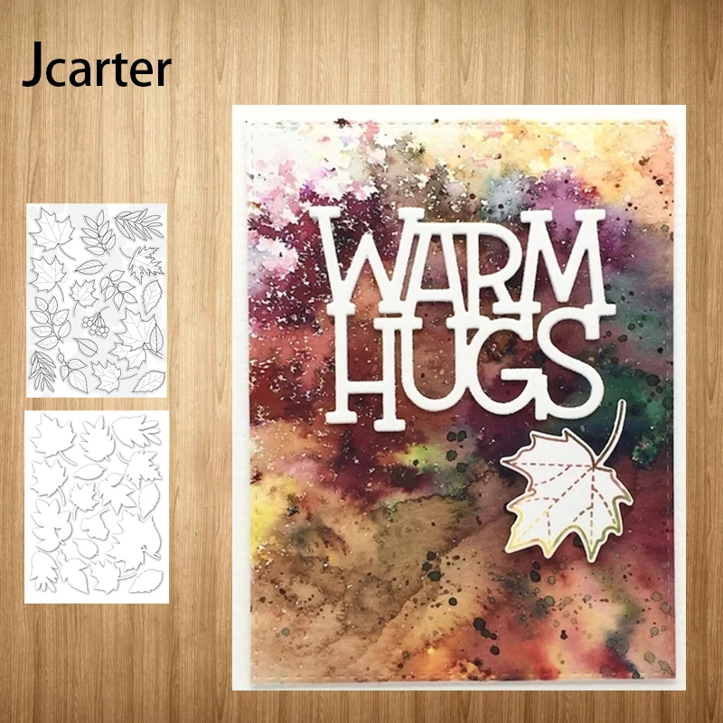 

Metal Cutting Dies and Stamps Different Leaves Rectangle Scrapbooking Craft Stencil DIY Album Paper Make Template Decor Model