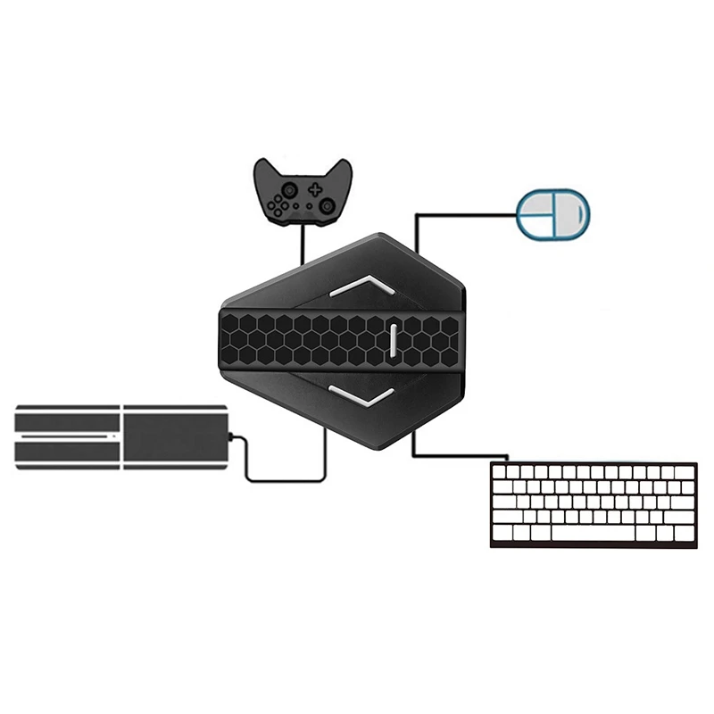 Подходит для X 360 / 1 P3 P4 N Switch игровая консоль клавиатура и Мышь конвертер|Запасные