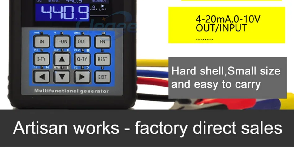 MR2.0TFT-P 4-20mA генератор/калибровочный генератор сигналов напряжения преобразователь давления USB порт перезаряжаемый Mr сигнал