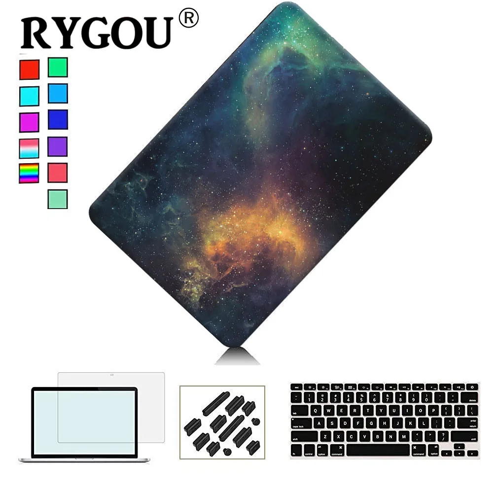 Чехол для ноутбука с принтом MacBook Air Pro Retina 11 6 12 13 3 15 4 дюйма New Mac Book сенсорной