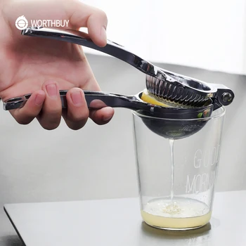 

WORTHBUY Lemon Squeezer Zinc Alloy Fruit Squeezer Manual Orange Juice Press For Juice Maker Kitchen Vegetable Tools
