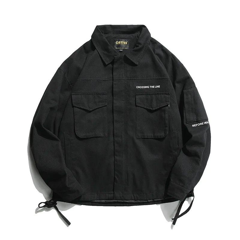 

2019 New Style Japanese-style National Trends Autumn Vintage Tooling Jacket Men'S Wear