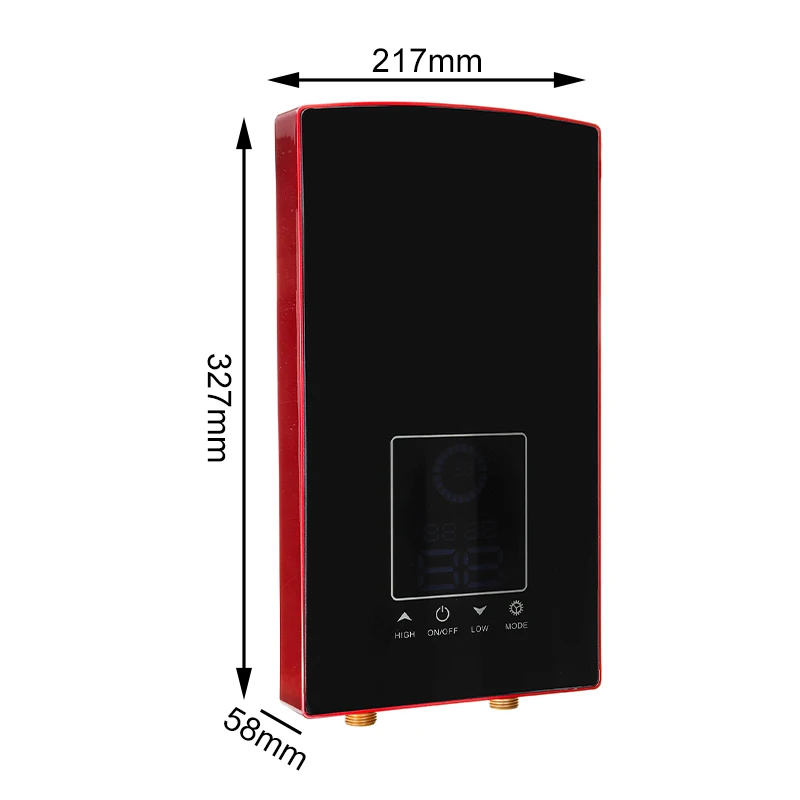 8500W LCD numérique chauffe eau électrique toucher commande vocale température constante instantané chauffe eau sans réservoir 220 V/110 V