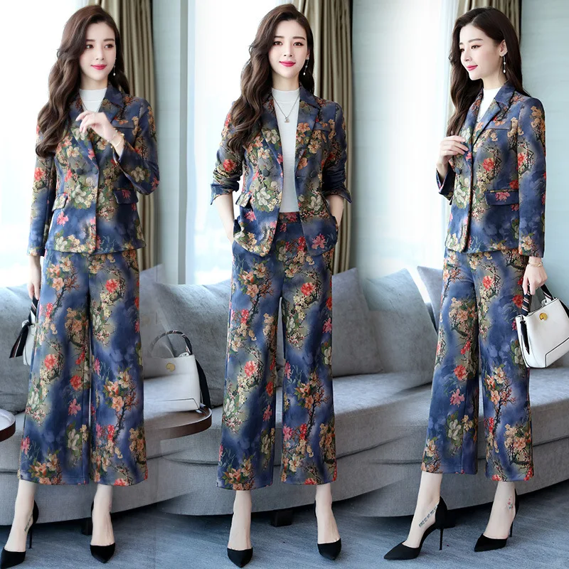 

Set/Suit Skirt 2019 Autumn Trend Simple Cool Slimming Slim Fit Versatile Elegant Casual Long Sleeve