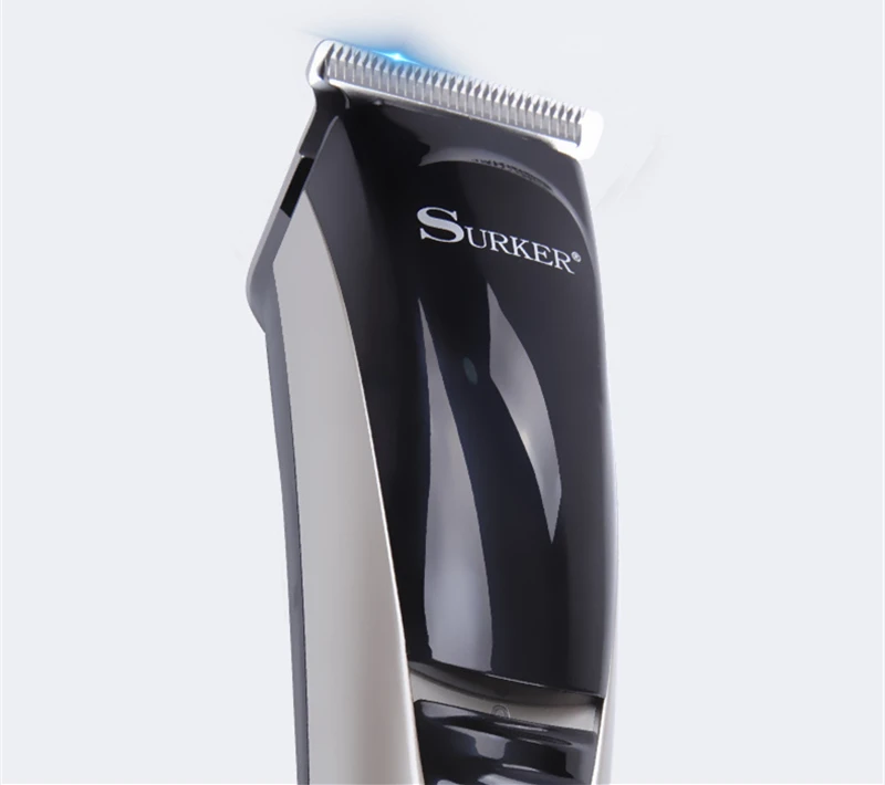 Surker Sk-902 профессиональная электрическая машинка для стрижки с 4 предел гребень 3/6/9/12 мм, способный преодолевать Броды для взрослых детей общие для стрижки волос [ ]