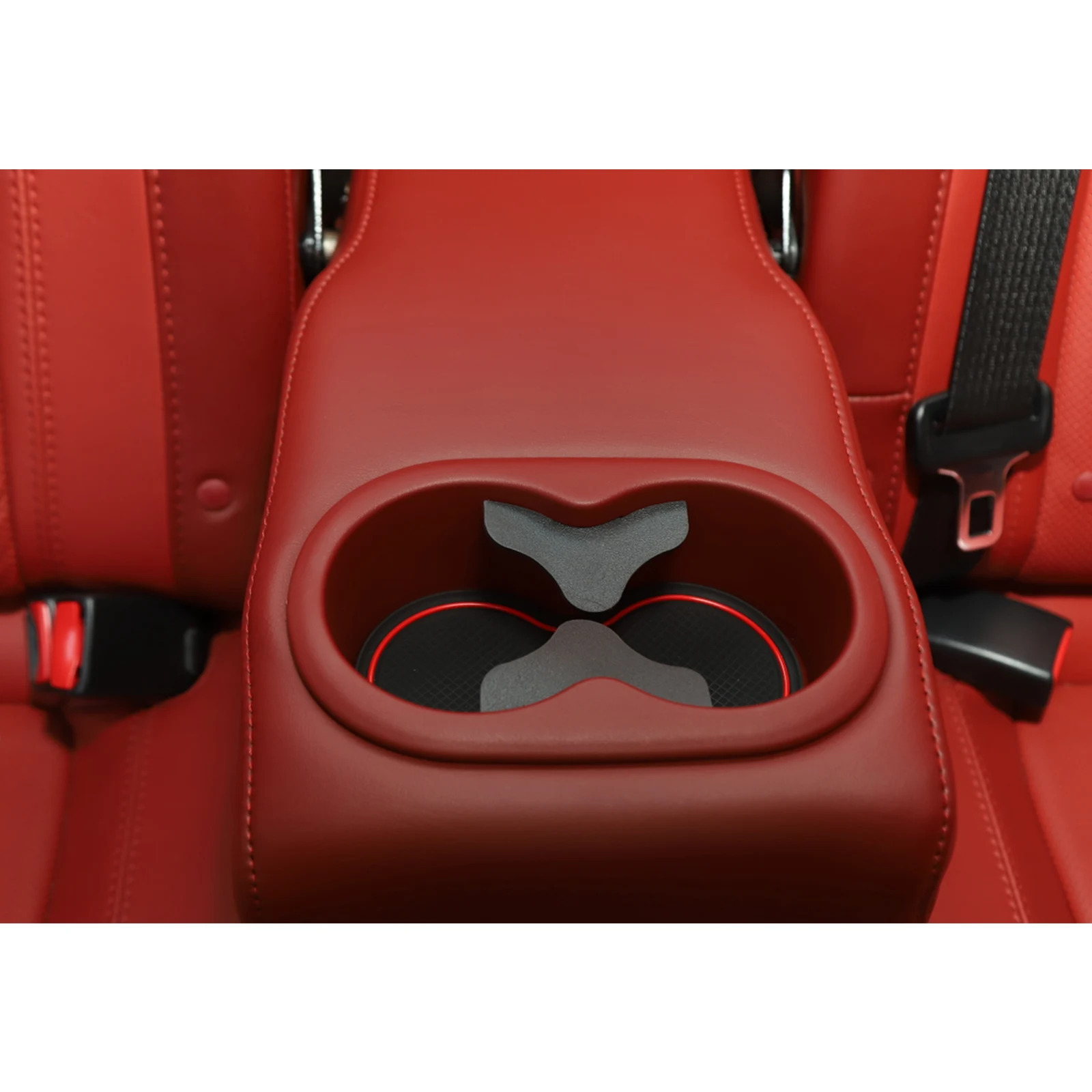 Areyourshop дверные коврики, подстаканник, нескользящие накладки для Dodge charger-, красные подстаканники, автомобильные аксессуары для интерьера