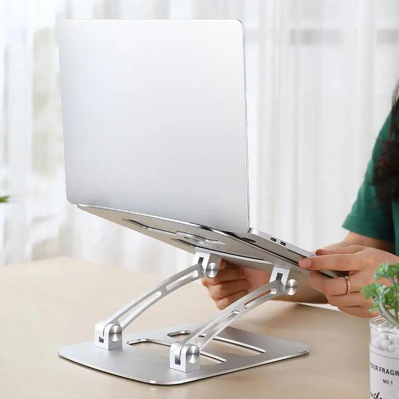 

Laptop Stand Holder Aluminum Folding Portable Laptop Stand Holder Desktop Holder For 11-15.6 Inch Notebook PC Computer Stand