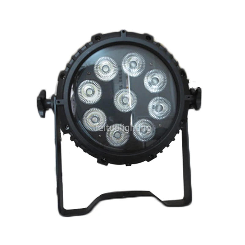 E-2lights RGBW IP65 9x10 Вт Led Par Can Stage Light 4в1 quad Par Водонепроницаемая светодиодная лампа Par Light для DJ Disco вечерние свадебные эффекты