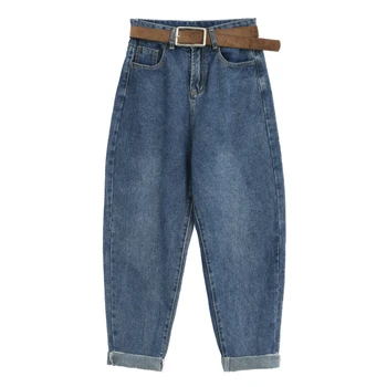 

Boyfriend Jeans For Women Harem Pants 2020 Spring Autumn High Waist Denim Pants Loose Casual Jeans Trousers Vaqueros Mujer