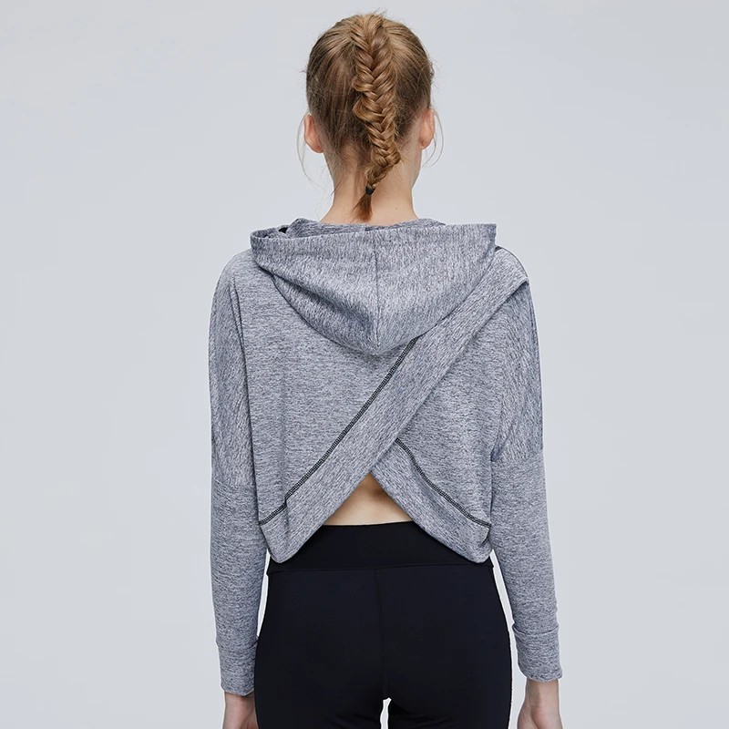 Женская Спортивная футболка Zhangyunuo быстросохнущая майка для фитнеса с длинным