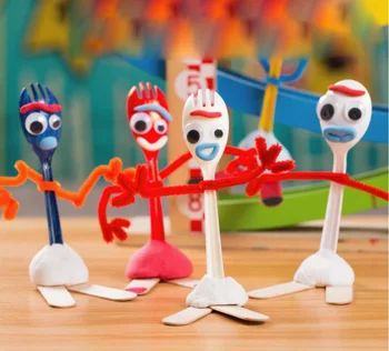 

Forky Toy Story 4 DIY Figure Toys 14cm Interactive toys For Children Kids Educational Toys Model Doll Forky Figura
