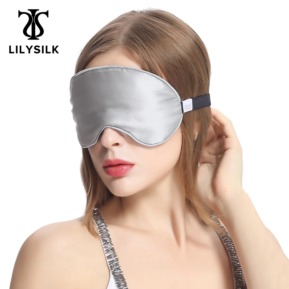 LILYSILK Silk Eye Sleep Mask Women Masks Sleeping Eye Mask Men With