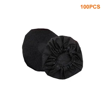 

100pcs Non-woven Fabric Mic Cap KTV Home Windproof Elastic Protective Windscreen Disposable Microphone Cover Hygiene Removal