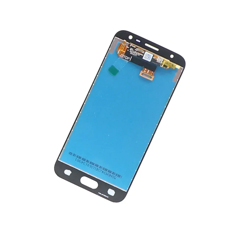 Cena Do Samsung Galaxy J3 2017 J330 J330F do ekranu lcd telefonu wyświetlacz montaż digitizera ekranu dotykowego wymiana z regulacja jasności